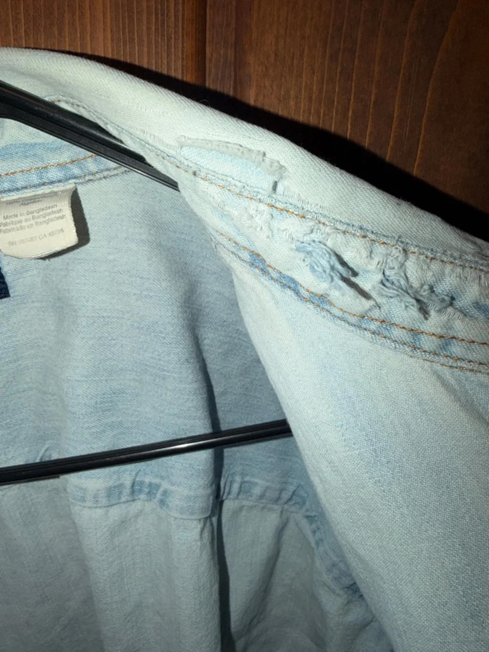 Levi's Pale Blue Denim Shirt Jacket - Picture 4 of 11